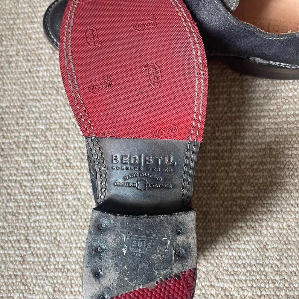 BED|STU Black Leather Loafers - Picture 3 of 3
